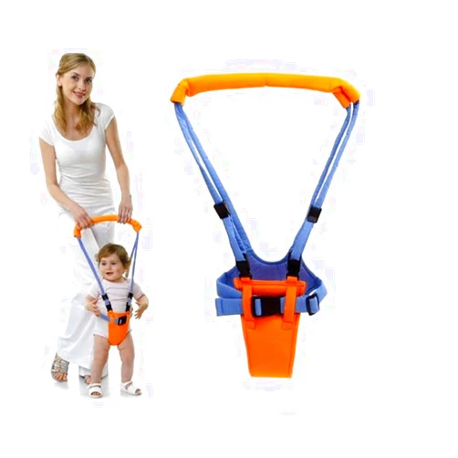 Generic Baby Walking Assistant Safety Harness Belt, Toddler Child Baby Walker, Stroller, Carriage, Stepper (Orange), Blue/orange