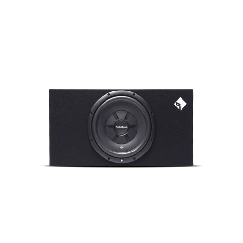 Rockford Fosgate Prime R2S-1X12 Single R2S Slim 12” Shallow Subwoofer Loaded in a Wedge Enclosure with 250 Watts RMS / 500 Watts Max