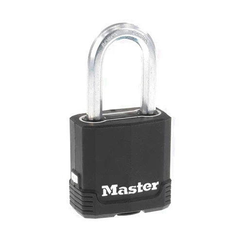 Master Lock Magnum Heavy Duty Outdoor Padlock with Key, Weather Resistant Body and Cut Resistant Shackle make Lock Perfect for Fences, Gates, Sheds, M115XDLF