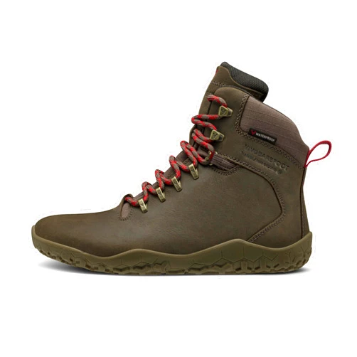 Vivobarefoot Tracker II FG, Womens Leather Hiking Boot With Barefoot Firm Ground Sole and Thermal Protection