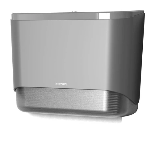 interhasa! Paper Towel Dispenser Wall Mounted, Adhesive Multifold Trifold c Fold Commercial Paper Towel Dispenser for Bathroom 10.8