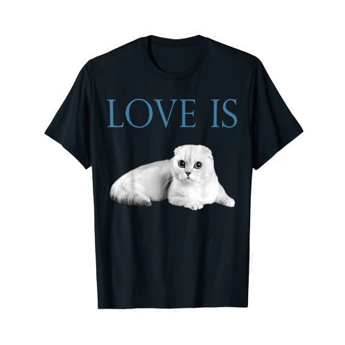 Check out my other Scottish Fold Cat T-shirts Love Is Scottish Fold Cat T-Shirt