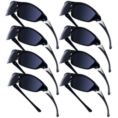 Cindeer 8 Pairs Polarized Sunglasses for Men and Women Sun Glasses with UV Protection Sport Sunglasses for Outdoor Activities