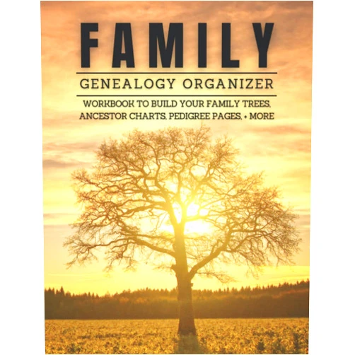 By The Wright Agency (Author) Family Genealogy Organizer: Workbook to Build Your Family Trees, Ancestor Charts, Pedigree Pages, + More