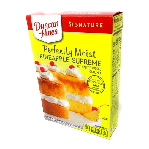Duncan Hines Signature Pineapple Supreme Cake Mix (4 Pack)