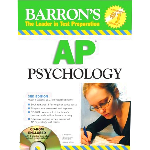 Robert McEntarffer Ph.D.,Allyson J. Weseley Ed.D. Barron's AP Psychology (Book & CD-ROM)