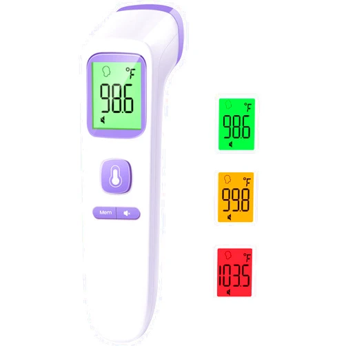 GoodBaby No-Touch Thermometer for Adults and Kids, Digital Accurate Baby Thermometer with Fever Alarm, 1 Second Fast Result, FSA HSA Eligible, Easy to use, 2 in 1 Mode