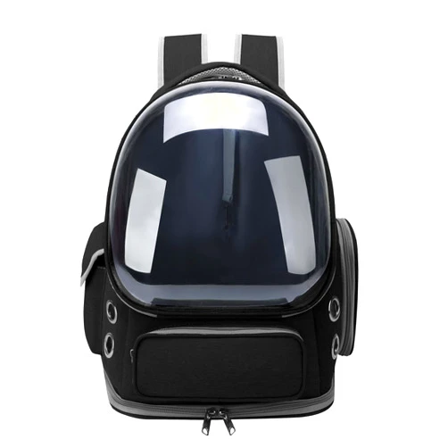 GixDix Cat Backpack Carrier for Cats and Small Dogs, Breathable Cat Bubble Backpack, Airline Approved Pet Travel Carrier for Hiking Camping Outdoor(Black)