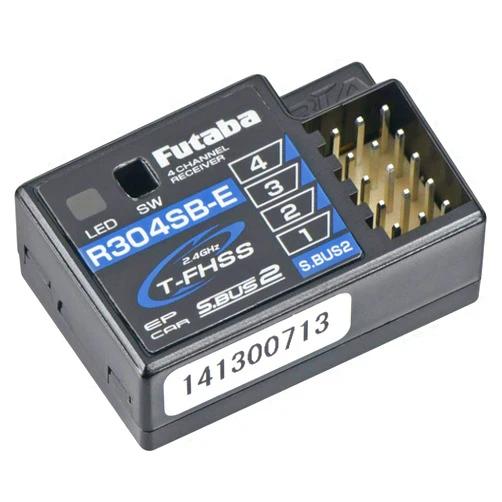 Futaba 01102180-3 R304SB-E 2.4GHz T-FHSS 4-Channel Telemetry Micro