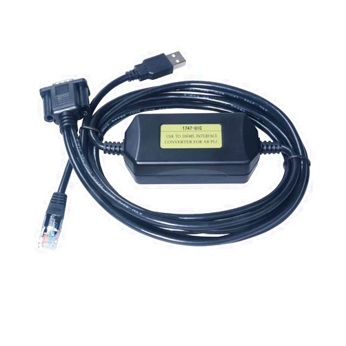 Avanexpress Twinklebay PLC Programming Cable Compatible with 1747-UIC USB to DH485 RS485 RS232 Interface Converter