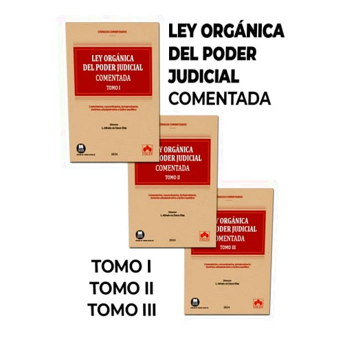 Antonio Alonso Alonso,Luis Miguel Arroyo Yanes,Agustín Azparren Lucas,Patricia Bartolomé Obregón,Carlos Berbell,José Ramón Bernácer María,Javier Castro López,José Ramón Chaves García,María Emma Cobo García,José Antonio Colmenero Guerra,Antonio Cortés Copete,Rafael Díaz Roca,L. Alfredo de Diego Díez,Antonio del Moral García,Luis Fernández Arévalo,María Abigail Fernández González,Juan Carlos Fernández López,Conrado Gallardo Correa,Esperanza Gallego Calvente,Jesús María González García,Francisco Gutiérrez López,Vicente Guzmán Fluja,Francisco Hazas Viamonte,Jorge Jiménez Martín,Marta Amelia López Vozmediano,Laura de Lorenzo Aracama,José María Macías Castaño,Rocío Marín de Andrés,Juan Montero García-Andrade,Victoria Muñoz González,José Ramón Navarro Miranda,Marcos Peña Molina,Almudena Pérez-Zurita Gutiérrez,Fernando Portillo Rodrigo,Luis Revilla Pérez,Enrique del Río Díaz,Concepción Rodríguez González del Real,Pedro Marcelino Rodríguez Rosales,Carmen Romero Nevado,María Jesús Ruiz Martín,Celestino Salgado Carrero,Ana Sánchez-Andrade Expósito,Sonia Sánchez Calatayud,Raúl G. Sánchez Gómez,Rosa Esperanza Sánchez Ruiz-Tello,Joaquín Silguero Estagnan,Alejandro Vega Jiménez,Cristina de Vicente Casillas,Jesús Manuel Villegas Fernández,Alfredo Aguilera Fernández Ley Orgánica del Poder Judicial - Código comentado