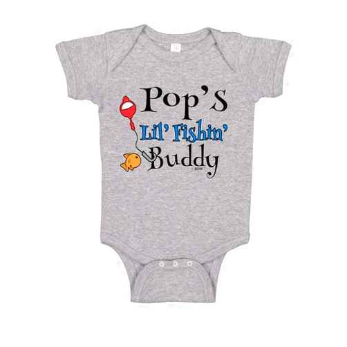 Baby Gifts For All Baby Fishing Gifts Pops Lil Fishin Buddy Bodysuit