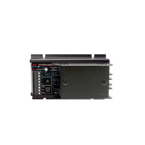Radio Design Labs FP-PA20A 20 Watt Mono RMS Audio Power Amplifier with Integral Compressor (70V and 100V Output)