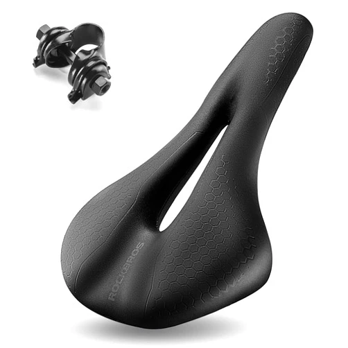 ROCKBROS Bike Seat Memory Foam Bike Saddle Comfortable Waterproof for City Mtb Racing Bikes