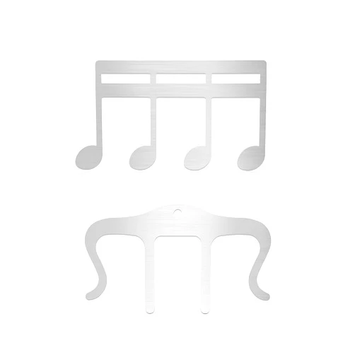 Prasacco 2 Pack Music Book Clips Music Book Page Holders Piano Sheet Music Holders Music Sheet Clips for Piano Keyboard Stands