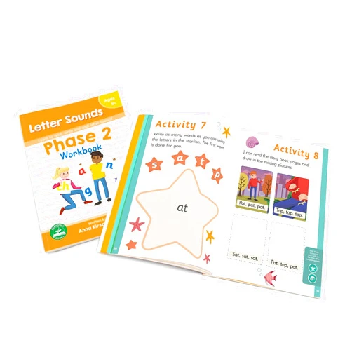 Junior Learning Phase 2 Letter Sounds Workbook - Learn to Read, Write and Spell Letter Sounds!, Multi