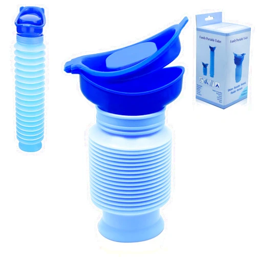 GREATCITI Emergency Portable Urinal Pocket Toilet for Men Women, Pee Bottles with Sealed Lid Collapsible Urinals for Elderly Patients Kids for Camping Travel Car Traffic Jam 750ML