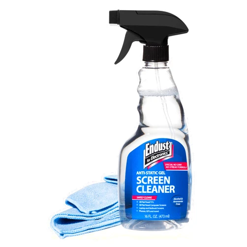 Endust for Electronics; Screen Cleaning Gel Spray and Xtra Large Microfiber Towel Value Pack; 16 oz. Pump Spray & 16