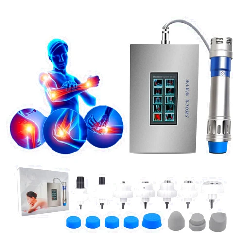 Nulatool Shockwave Therapy Machine Body Muscle Relaxation Massager Tool Shock Wave Pain Relief with 7 Heads-SW18A
