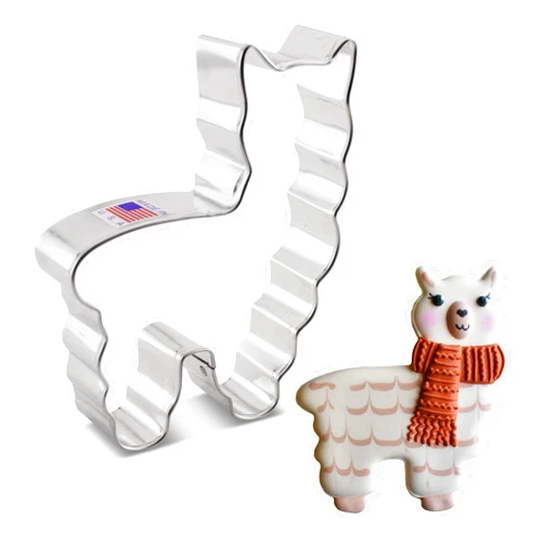 Ann Clark Cookie Cutters Cute Llama/Alpaca Cookie Cookie Cutter, 4