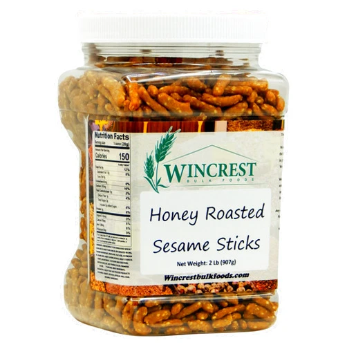 WinCrest Bulk Foods Honey Roasted Sesame Sticks - 2 Lb Tub