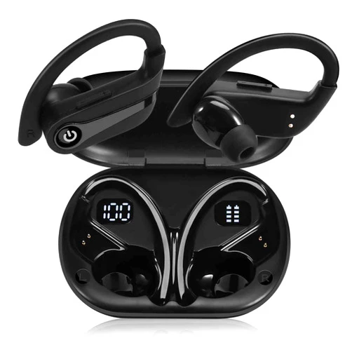 UrbanX Wireless Earbuds for Xiaomi Redmi 9A with Immersive Sound True 5.0 Bluetooth Over The Ear Sport Headphones with a Charging Case - Stereo Calls Touch Control IPX7 Sweatproof Deep Bass