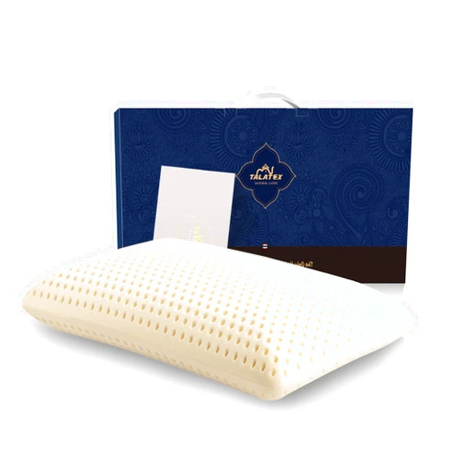 TalatexHome Talalay 100% Natural Premium Latex Pillow, Helps Relieve Pressure, No Memory Foam Chemicals, Perfect Package Best Gift with Removable Tencel Cover