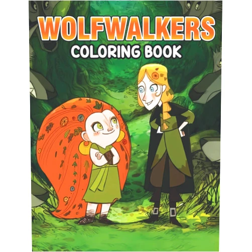 Aderyn Alexander Wölfwalkers Coloring Book: Favorite Characters Coloring Pages With Fascinating Illustrations For Kids To Relax And Unwind