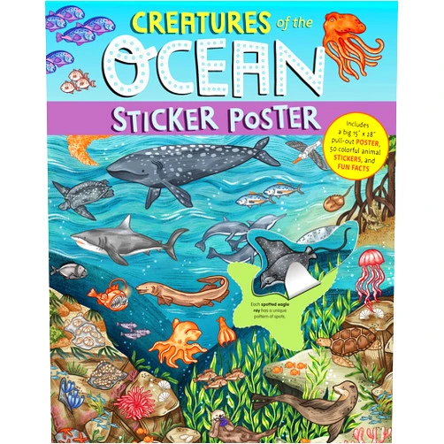 By Fiona Ocean Simmance (Author), Alison Sky Simmance (Author), Kaja Kajfez (Illustrator) & 0 more Creatures of the Ocean Sticker Poster: Includes a Big 15