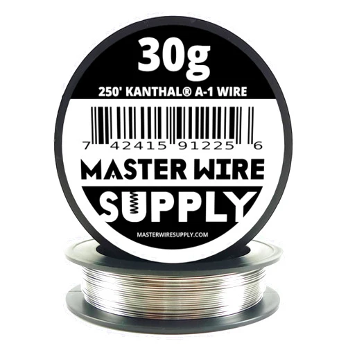 Master Wire Supply Kanthal A1 - 250' - 30 Gauge Wire - 250ft - 0.25mm - 0.01in - Made in USA - Master Wire Supply