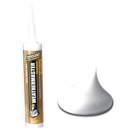 Titebond 43991 Weather Master Sealant Cartridge, 10.1 oz., Crystal Clear