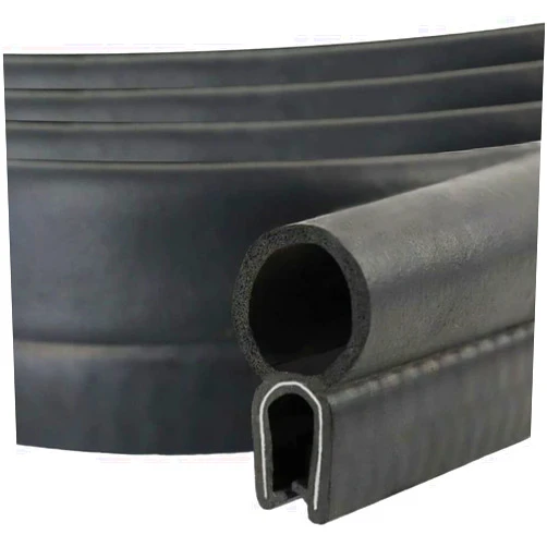Wejjue Car Door Rubber Seal 5M(15feet) U Shape Door Rubber Strip Door Edge Trim Seal Trim Seal with Side Bulb for Cars, Boats, RVs, Trucks, and Home Applications
