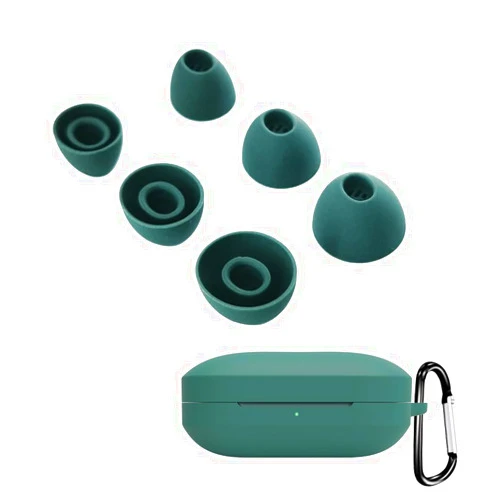TENNMAK Earphone Eartips & Case Replacement for OnePlus Buds Pro 2 Earbuds Earpad Cover by TENNMAK (Arbor Green)