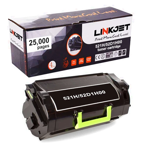 LINKJET Remanufactured 52D1H00 521H Toner Cartridge Replacement for Lexmark MS710,MS711,MS810,MS810n,MS810dn,MS811,MS811dn,MS812,MS710dn,MS710n,MS711dn,MS810de,MS810dtn(1 Black, 25,000 Pages)