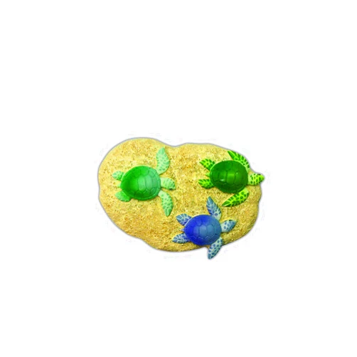 Island Heritage Hawaiian Hand-Painted Resin Magnet (Honu Keiki)
