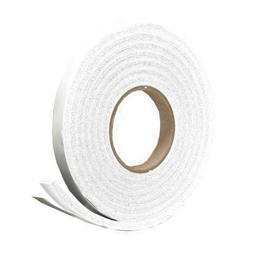 Frost King R538WH Rubber Foam Tape 3/8in Wide x 5/16in Thick x 10ft Long, White