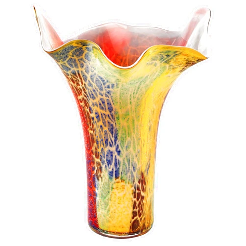 Badash Firestorm Murano-Style Napkin Vase - 17
