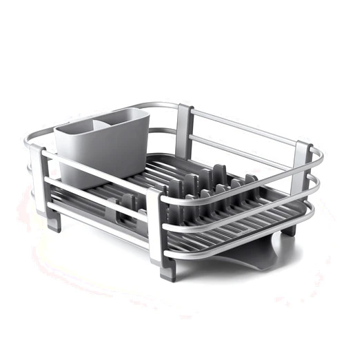 OXO Good Grips Aluminum Dish Rack, Gray