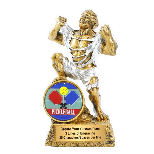 Decade Awards Monster Trophy - 6.75 Inch Tall - Engraved Victory Beast Award with Front Insert - Choose a Style and Make it Your own - Customize Now