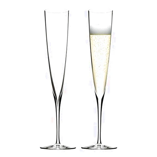 Waterford Elegance Trumpet Flute Pair 160ml, Crystal, 160 milliliters