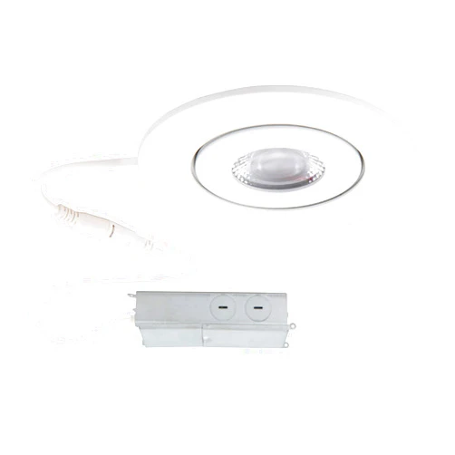 WAC Lighting, Lotos 2in LED Round Adjustable Recessed Kit 3000K in White