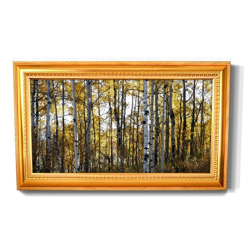 Renditions Gallery Framed Canvas Nature Artwork for Home Sunny Grove Loon Peak Trees Wall Hanging Paintings & Prints for Lounge Office Bedroom Kitchen - 21