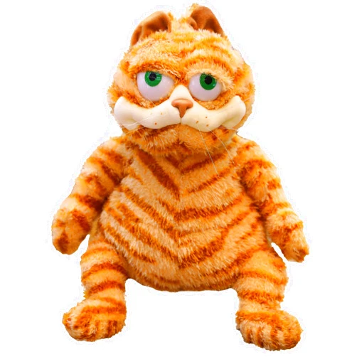 SYZI Fat Orange Plush Cat Toy - Soft Stuffed Animal for Kids - Ideal Christmas & Birthday Present - 11.8/17.7 Inches