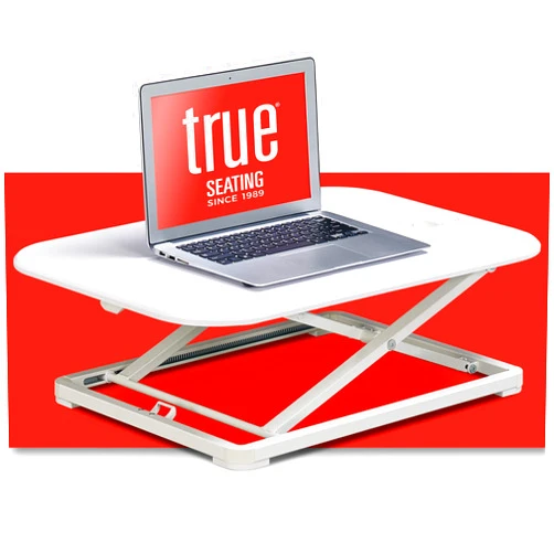 TrueSeating Ergo Height Adjustable, Small, White