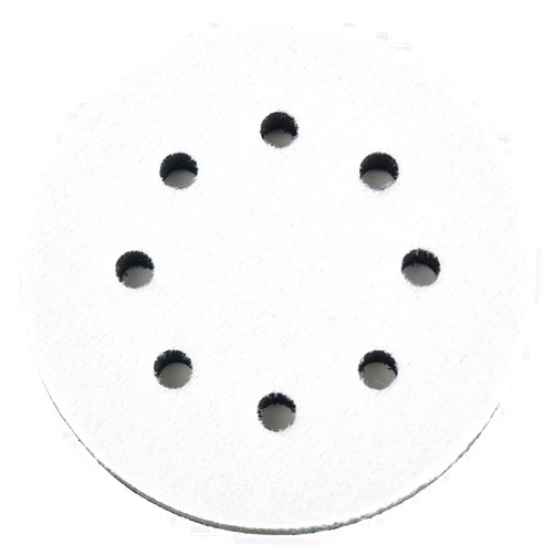 NEFLUM 5Inch 125mm 8 Holes Soft Sponge Interface Pad for Soft Hook and Loop Interface Protective Pad for Polishing