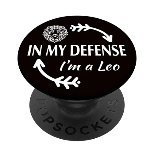 Zodiac Sign Gifts Leo Zodiac Sign Astrology Horoscope PopSockets PopGrip: Swappable Grip for Phones & Tablets