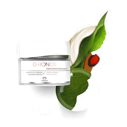 Natura Linha Chronos (Noite) Natura - Creme Antissinais 60+ Preenchimento e Revitalizacao 40 Gr - (Natura Chronos (Night) Collection - Anti-signs Filler & Revitalization 60+ Cream Net 1.41 Oz)