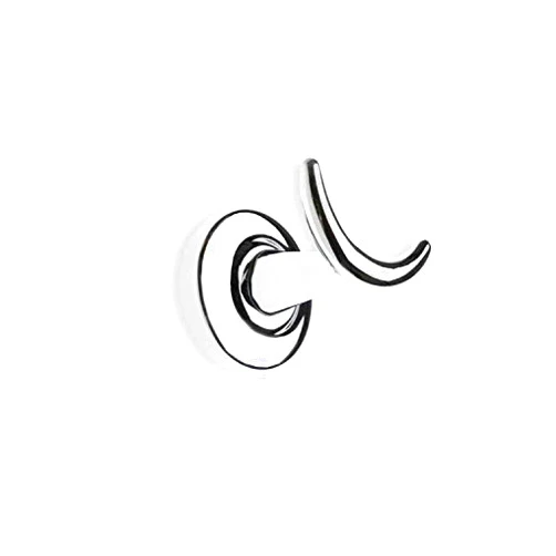 Nameeks StilHaus SM809-08-637509806255 Smart Collection Brass Double Robe Hook, Chrome