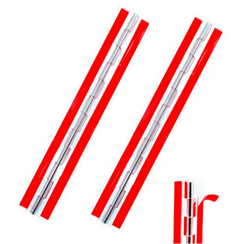 Soujkooy 2 PCS Set of Acrylic Hinge 300 mm Continuous Piano Hinge 12