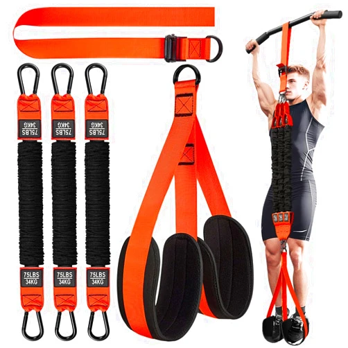 LEEKEY Resistance Bands, Exercise Bands with Bag,Rubber Pull Up Assist Bands - Bands for Working Out,Band for Men and Women Fitness Training,Home Workouts